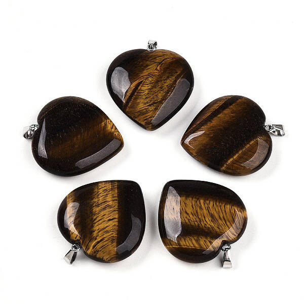 Natural Tiger Eye Pendants