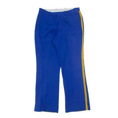 UNIFORMENFABRIK AG Suisse Workwear Uniform Trousers Blue Regular Wide-Leg Mens W32 L30