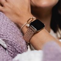 Apple Watch Stainless Strap for Luxury Butterfly Wearable Devices - Steel