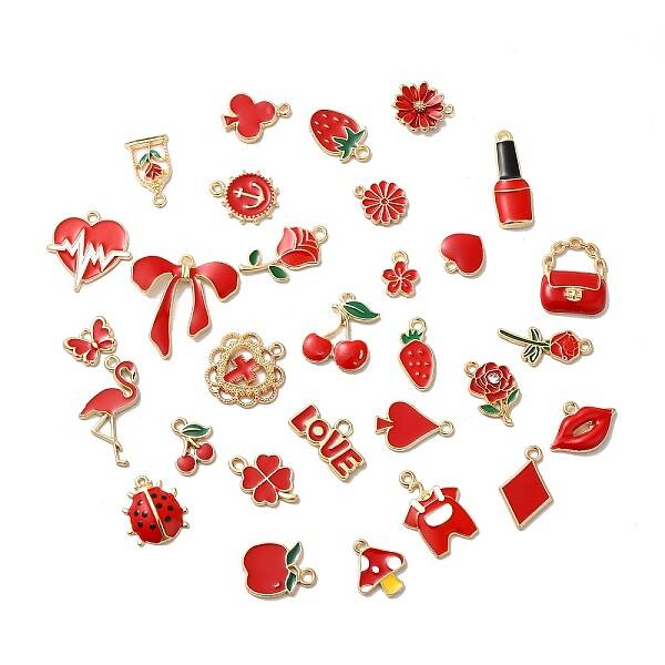Alloy Enamel Pendants