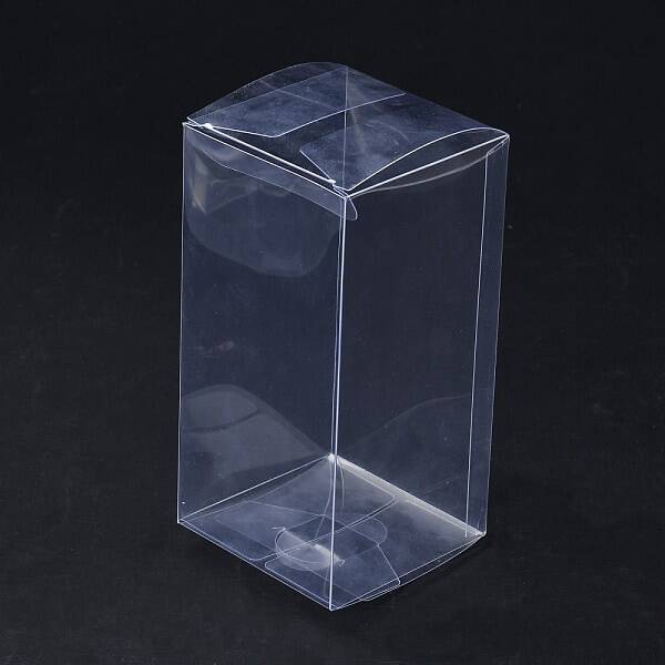 Rectangle Transparent Plastic PVC Box Gift Packaging