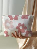 Floral Pattern Makeup Containers, Makeup Storage Organizer, Cosmetics Organizer, Casual Versatile Storage Eyeshadow Compact B...