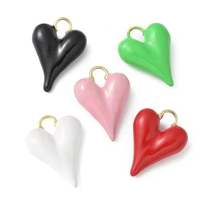 Brass Enamel Pendants