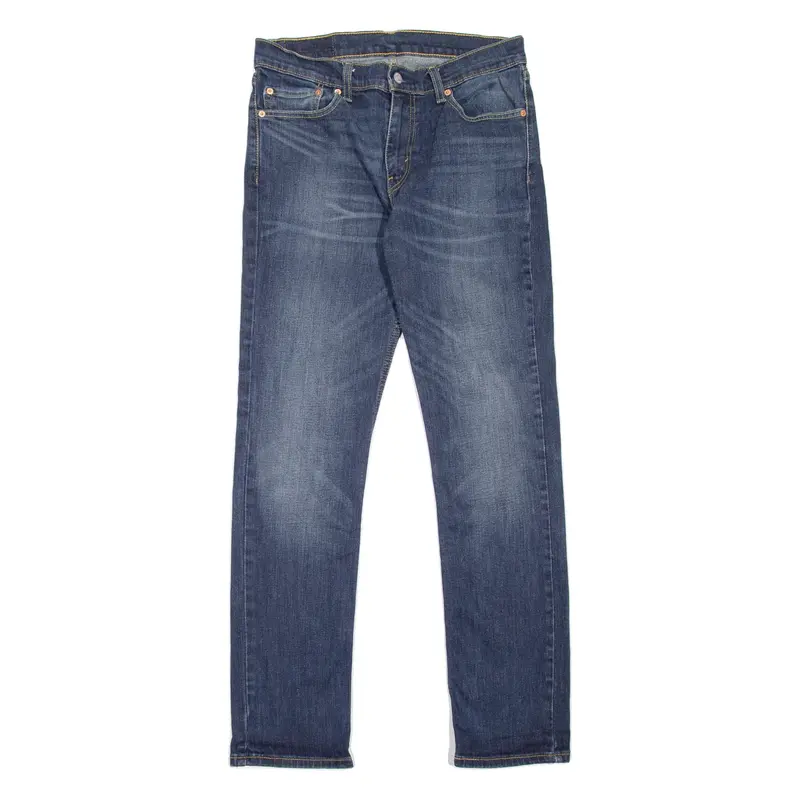 LEVI'S 511 Jeans Mens Blue Slim Straight Stone Wash W32 L32