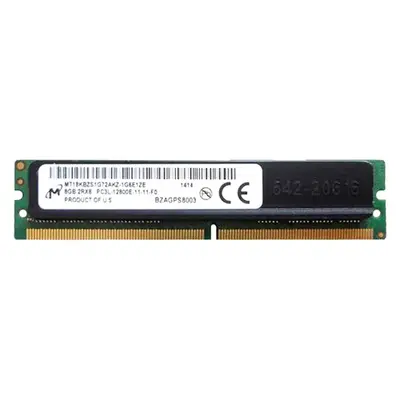 Micron MT18KBZS1G72AKZ-1G6E1ZE | 8GB DDR3-1600MHz PC3-12800 ECC Unbuffered VLP Mini-UDIMM CL11 2Rx8 1.35V 244-Pin Memory Modu...