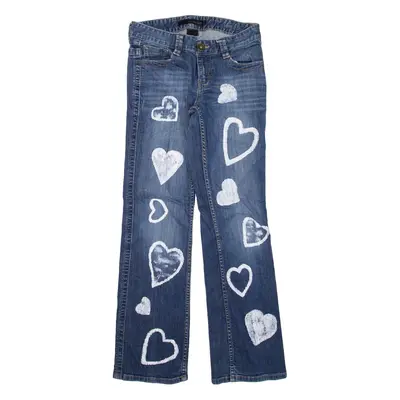 CALVIN KLEIN JEANS Customised Womens Jeans Blue Slim Bootcut W27 L29