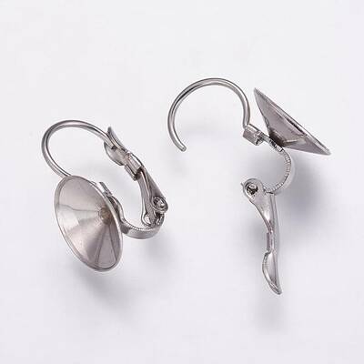 Tarnish Resistant 304 Stainless Steel Leverback Earring Findings
