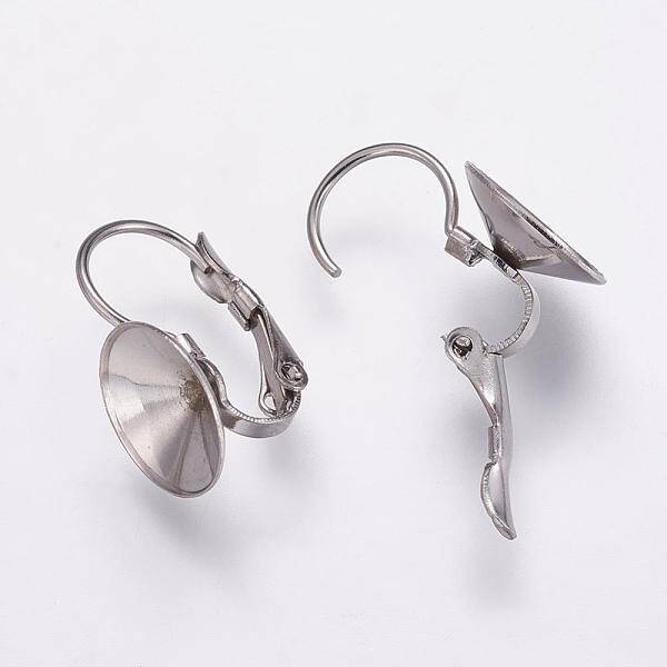 Tarnish Resistant 304 Stainless Steel Leverback Earring Findings