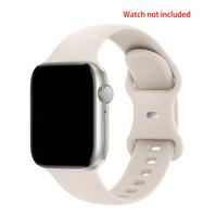 Adjustable Waterproof Watch Band, Silicone  Soft and Comfortable Wristband for Apple Watch 10/9/8/7/6/5/4/3/2/1/SE, Durable ...