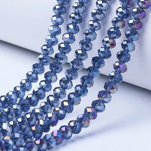 Electroplate Glass Beads Strands