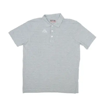 KAPPA Polo Shirt Grey Short Sleeve Boys XL