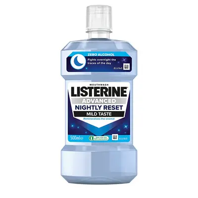 Listerine Collutorio Advanced Nightly Reset Dal Gusto Delicato - Volume: 500 Ml