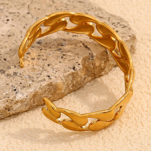 304 Stainless Steel Cuff Bangles for Women