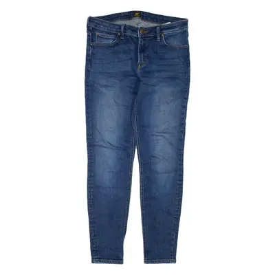 LEE Womens Jeans Blue Regular Skinny Stone Wash W30 L28