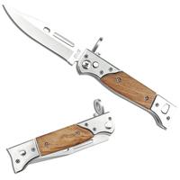 AK47 Cccp Knife folding pocket knives For Men 440C Blade Wood Handle