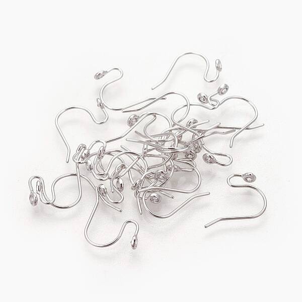 Brass Micro Pave Cubic Zirconia Earring Hooks