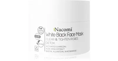 Nacomi White & Black cleansing face mask 50 ml