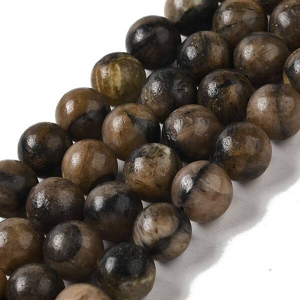 Natural Chiastolite Beads Strands
