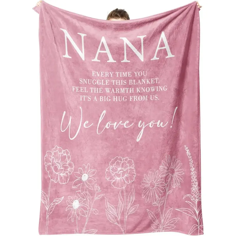 Nana Gifts, Gifts for Nana Blanket, Nana Birthday Gifts, Nana Gifts from Grandkids, Nana Gifts for Mothers Day Christmas, Sup...