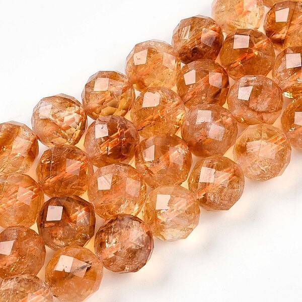 Natural Yellow Quartz Beads Strands