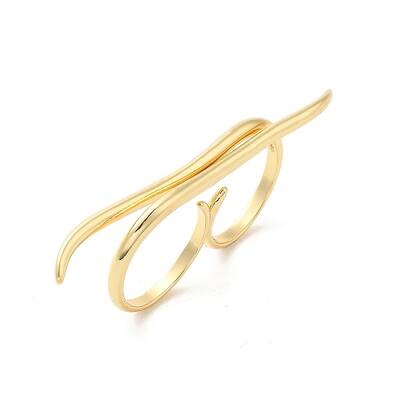 Brass Wire Open Cuff Rings