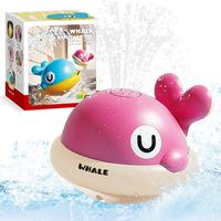 Baby  Bath Toys, Light Up Whale Fountain Bath Toys for Girls 0-6 6-12 12-18 Months or Kids Ages 1-3 2-4, Rechargeable
