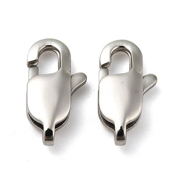Tarnish Resistant 304 Stainless Steel Lobster Claw Clasps