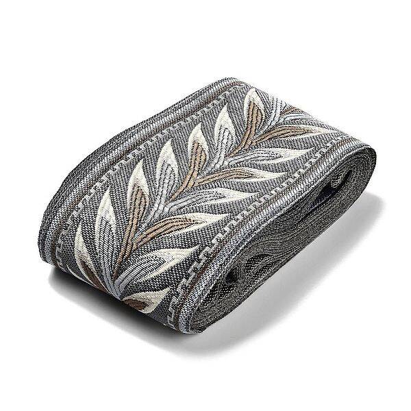 Polyester Leaf Jacquard Ribbon