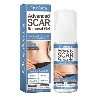 50ml Scar Gel, Moisturizing Smoothing Skin Care Gel, Softens and Hydrates Skin, Pregnancy Care Gel for Women