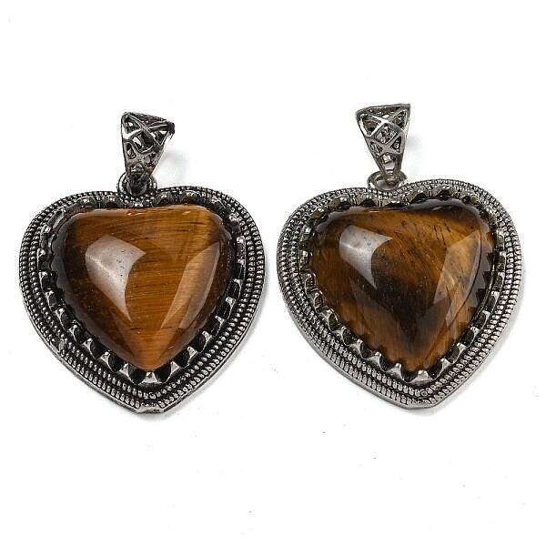 Natural Tiger Eye Pendants