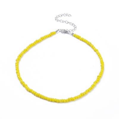 Glass Seed Beaded Necklaces