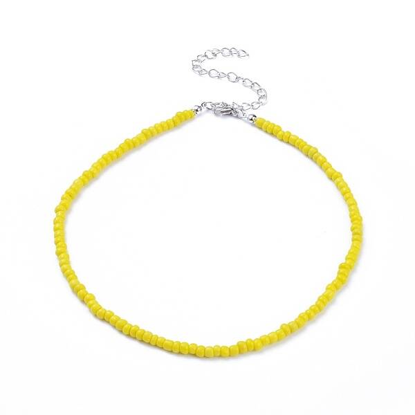 Glass Seed Beaded Necklaces