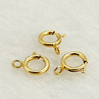 Yellow Gold Filled Spring Ring Clasps