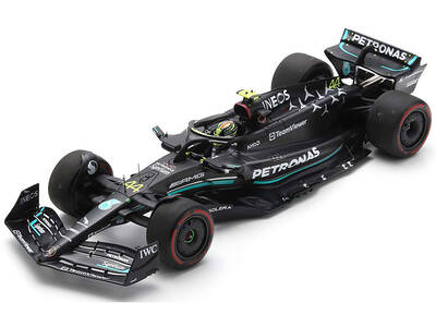 Mercedes-AMG F1 W14 E Performance #44 Lewis Hamilton Petronas 2nd Place Formula One F1 Spanish GP (2023) with Acrylic Display...