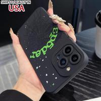 Spider web pattern phone case soft phone case, full body shockproof phone protective cover compatible with iPhone 11 12 13 14...