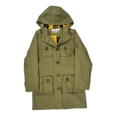 Tommy Hilfiger Parka - Small Green Cotton Blend