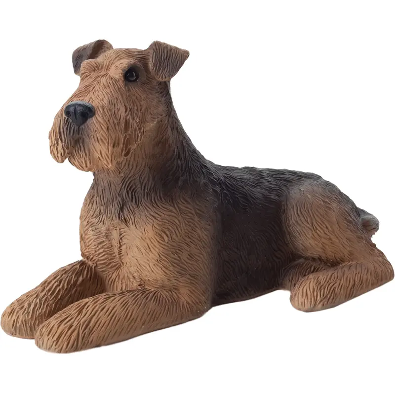 Sandicast Airedale Terrier Dog Sculpture