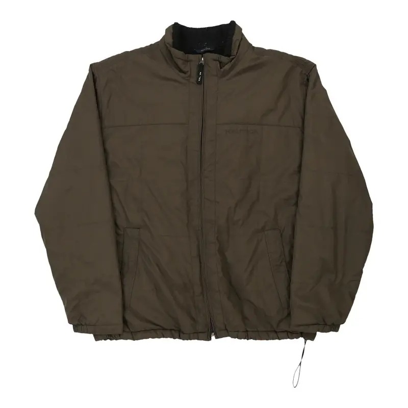 Nautica Jacket - XL Brown Nylon