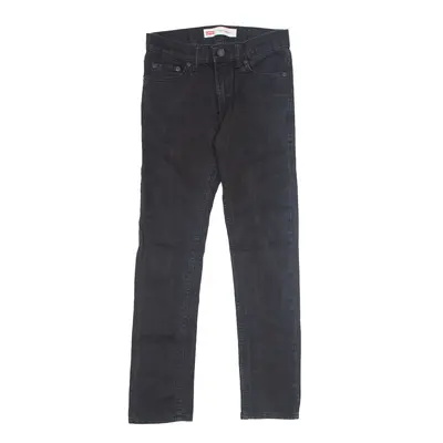LEVI'S 510 Jeans Black Denim Slim Skinny Boys W27 L27