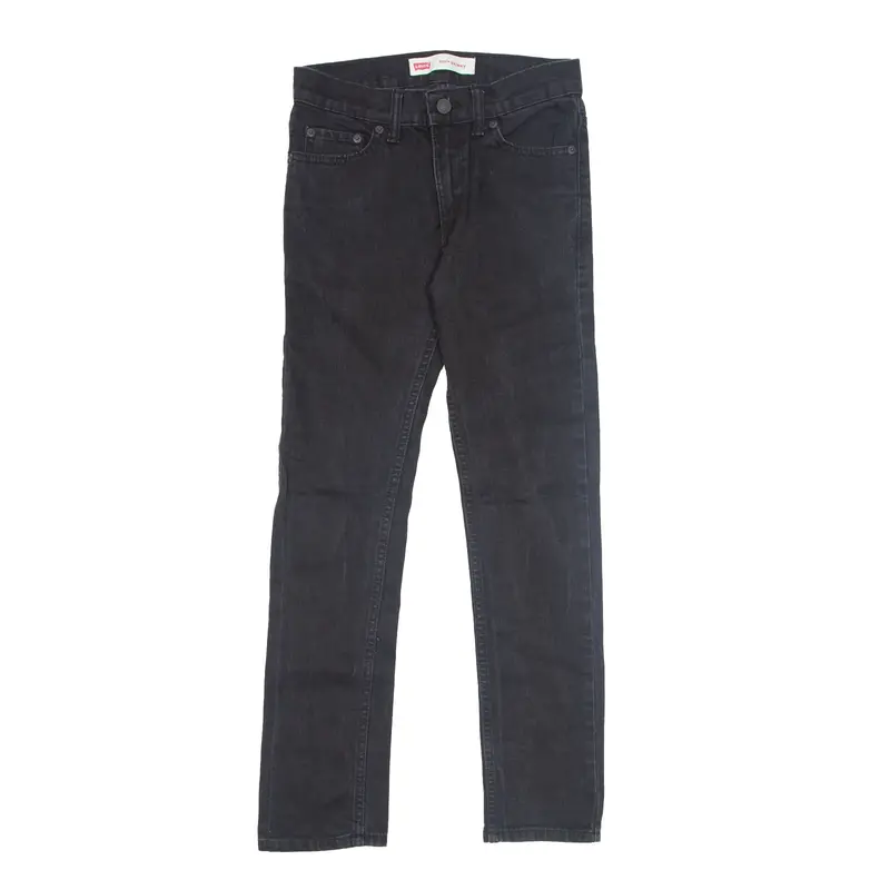 LEVI'S 510 Jeans Black Denim Slim Skinny Boys W27 L27