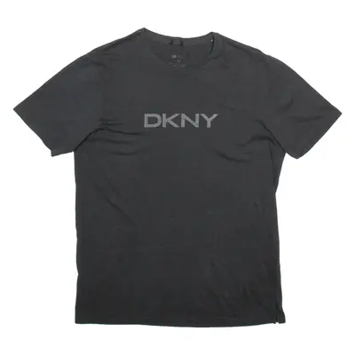 DKNY Mens T-Shirt Black M