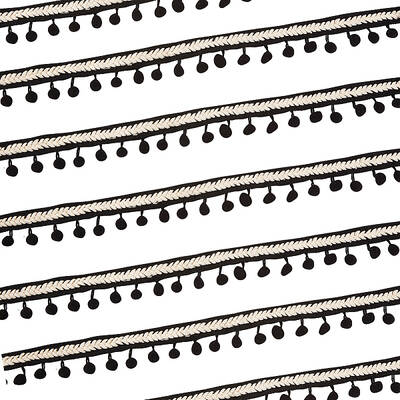 Polyester Pom Pom Lace Trim
