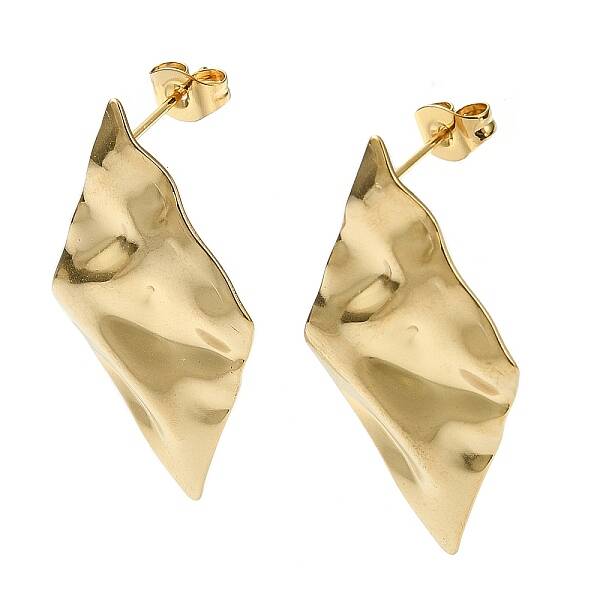 Ion Plating(IP) 201 Stainless Steel Stud Earrings