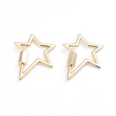 Brass Screw Carabiner Lock Charms