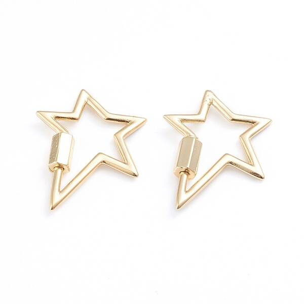 Brass Screw Carabiner Lock Charms
