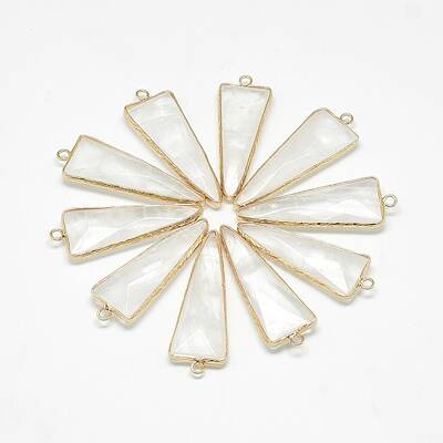 Natural Quartz Crystal Pendants