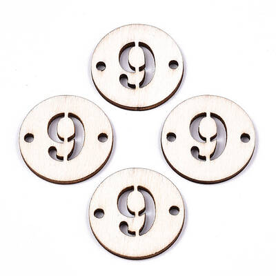 Unfinished Natural Poplar Wood Links Connectors