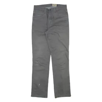 WRANGLER Mens Trousers Grey Slim Straight W30 L31