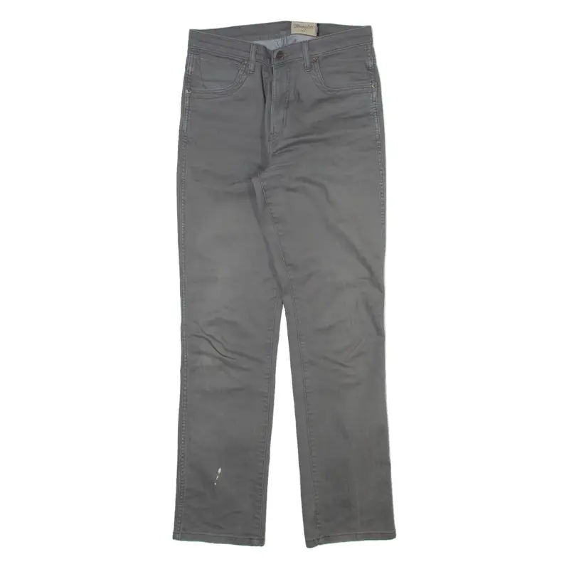 WRANGLER Mens Trousers Grey Slim Straight W30 L31