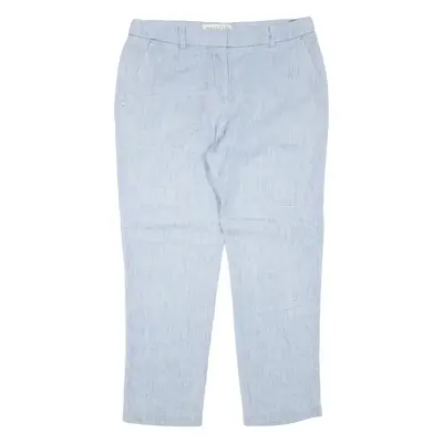 WHISTLES Womens Trousers Blue Regular Tapered W30 L27